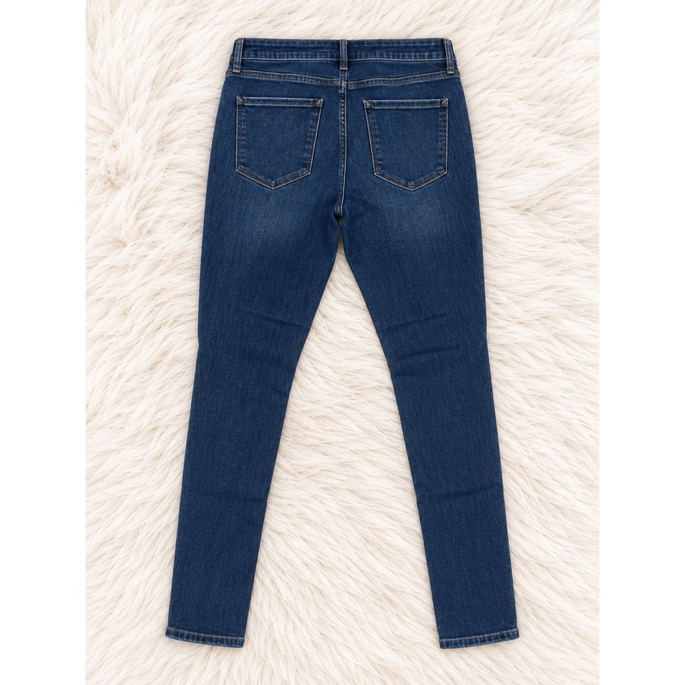 a.n.a Women's Jeans Size 4 Mid Rise Dark Blue Stretch Denim - Picture 3 of 3